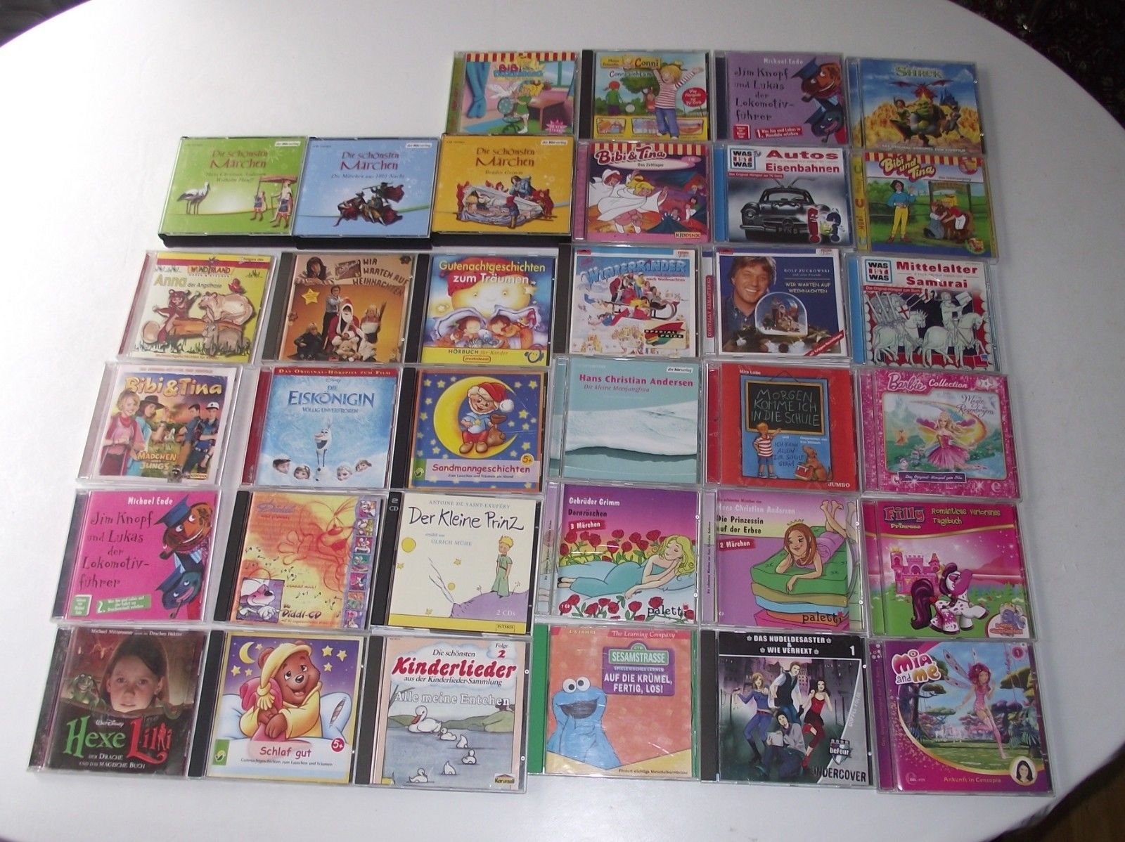 CD Paket für Kinder ca. 34 CDs Märchen Hörspiele Lieder