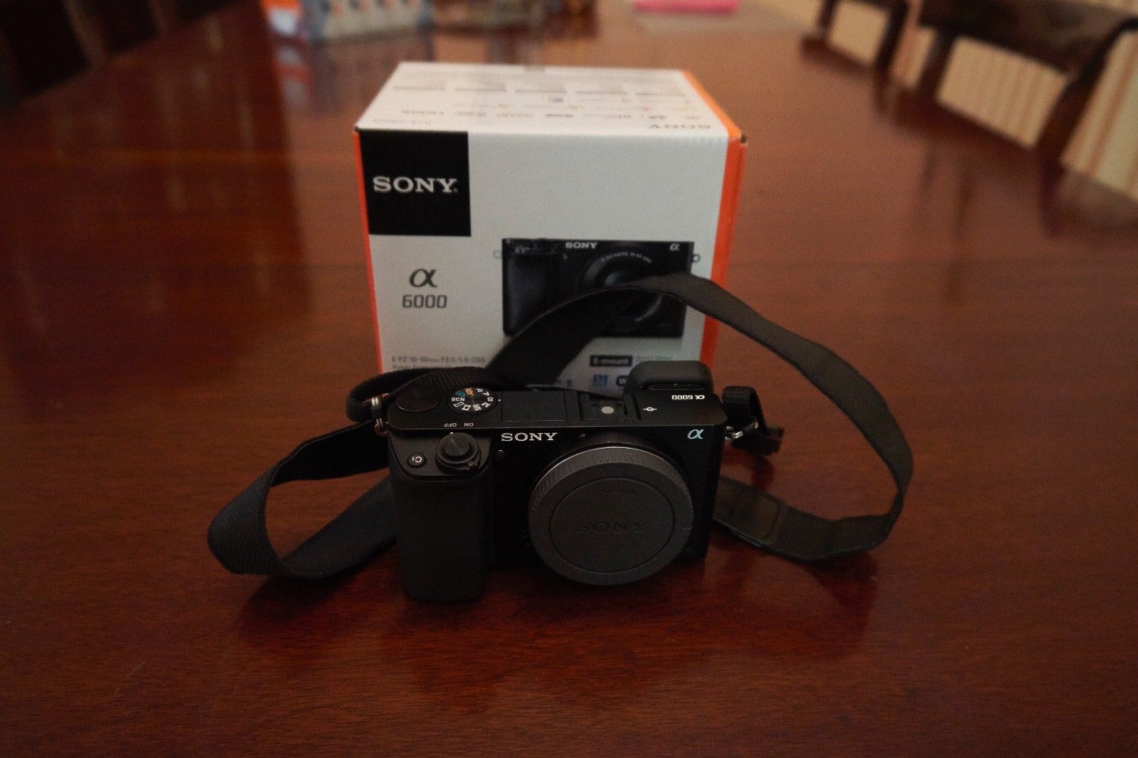 Sony Alpha ILCE-6000 24.3 MP Digitalkamera - Schwarz (Nur Gehäuse)