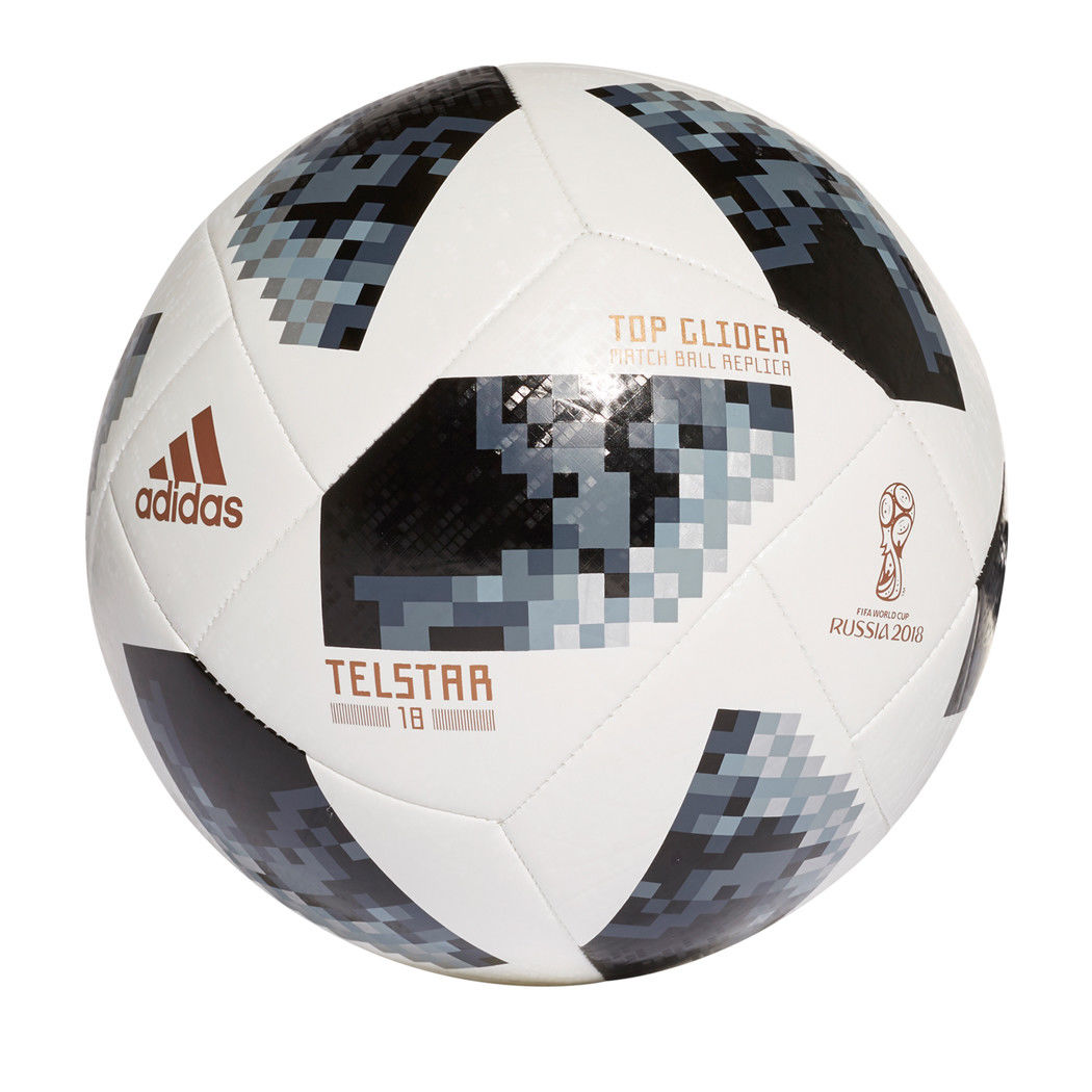 adidas Telstar 18 Top Glider WM 2018 Fußball weiß / schwarz [CE8096]