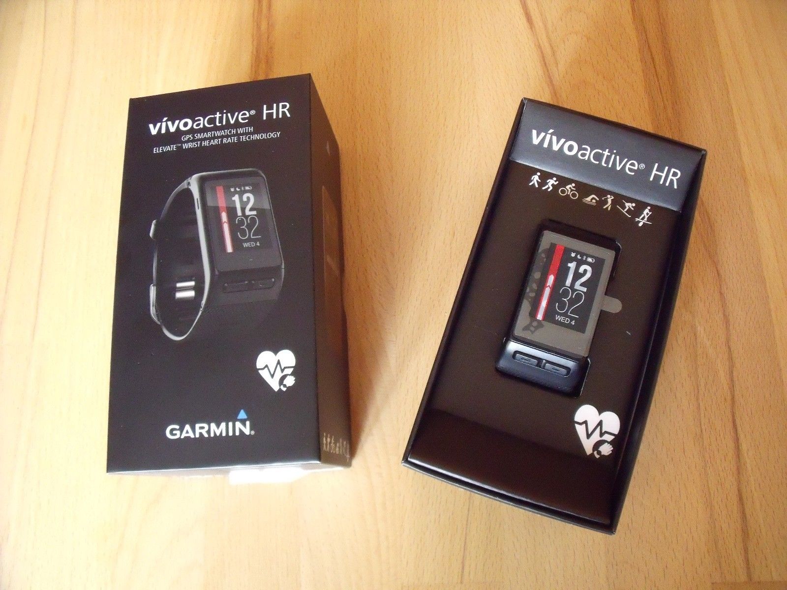 Garmin Vivoactive HR, GPS Smartwatch mit Herzfrequenzmessung am Handgelenk