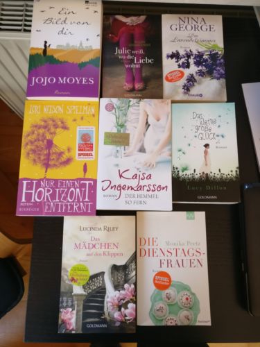 Bücherpaket mit 8 aktuellen Romanen für Frauen - Moyes, Riley, George,...