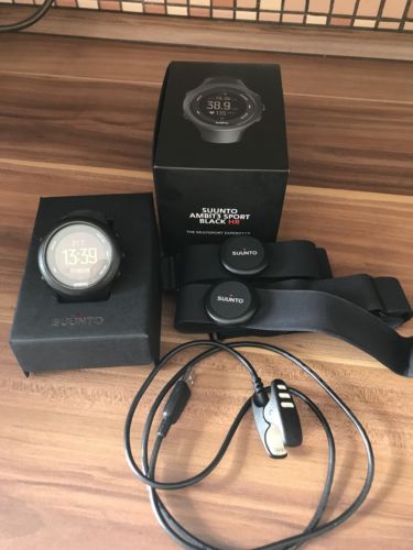 Suunto Ambit3 Black (HR) Sportuhr GPS-Watch