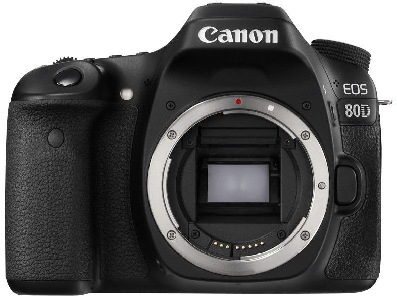 Canon EOS 80D Body 24.2 MP SLR-Digitalkamera - Schwarz (Nur Gehäuse) Top Zustand
