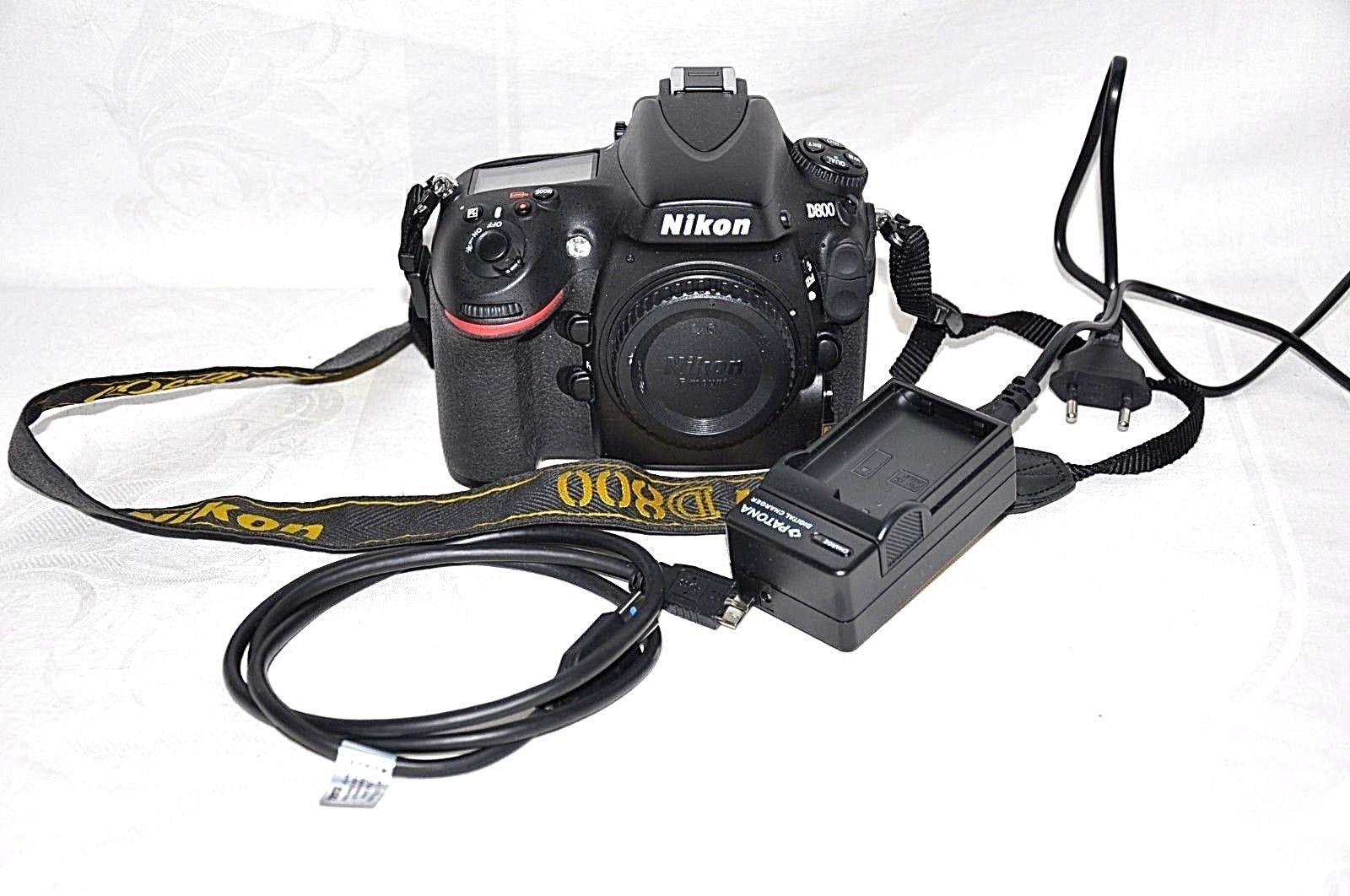 Nikon D D800 36.3 MP SLR-Digitalkamera - Schwarz (Nur Gehäuse) 12407 Auslösungen