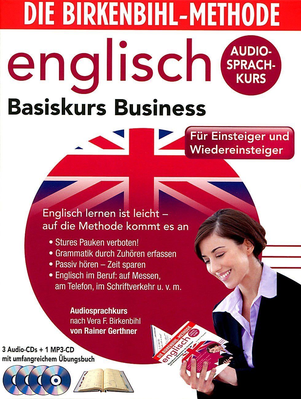 Audio-Sprachkurs Birkenbihl Basiskurs Business Englisch Kurs 4 CD's + Übungsbuch
