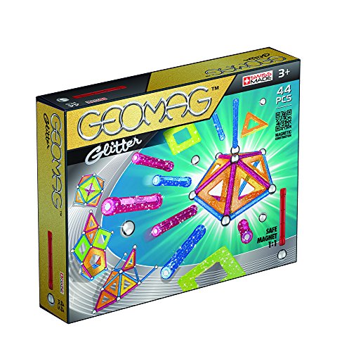 Geomag 532 - Glitter Panels, 44-teilig