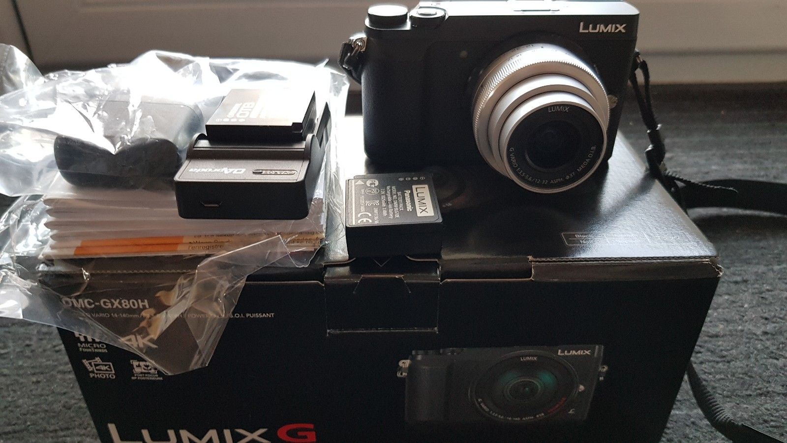 Panasonic LUMIX GX80K 16.0MP Digitalkamera - mit 12-32mm Objektiv