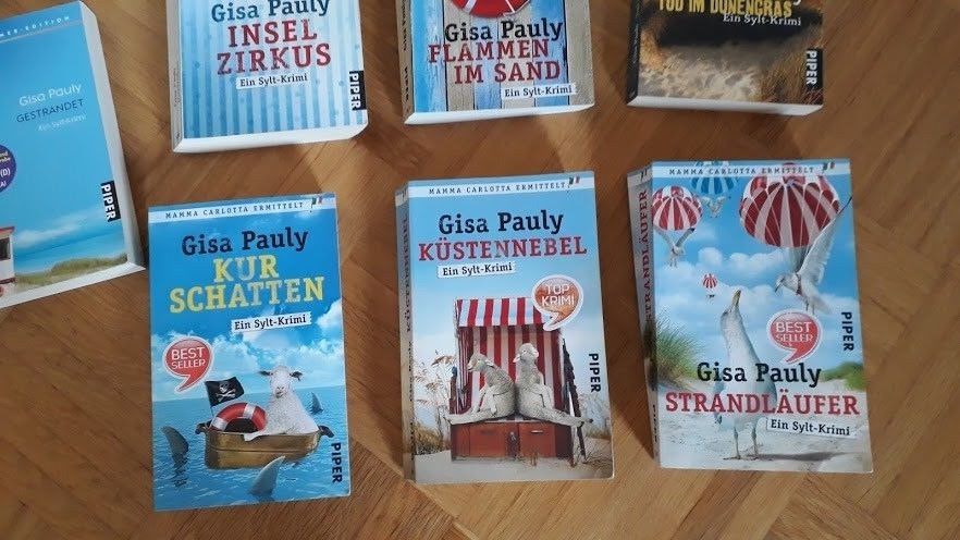 7tlg Bücher Paket Sylt Krimis von Gisa Pauly, sehr guter Zustand