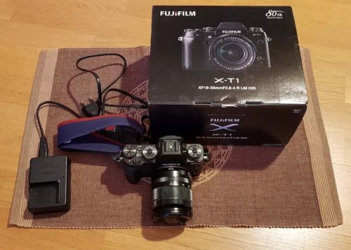 Fujifilm X series X-T1 16.3 MP Digitalkamera - Schwarz (Kit m/ XF 18-55mm f/2.8…