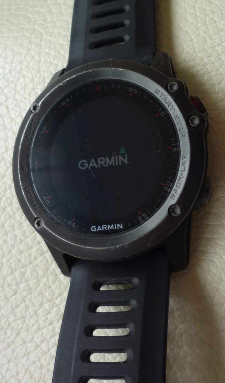 GARMIN fenix 3, grau, schwarzes Armband, GPS Super-Multisportuhr HR Bundle 