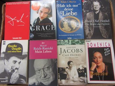 73 Bücher Biografie Biographie Lebenserinnerungen Autobiografie Lebensgeschichte