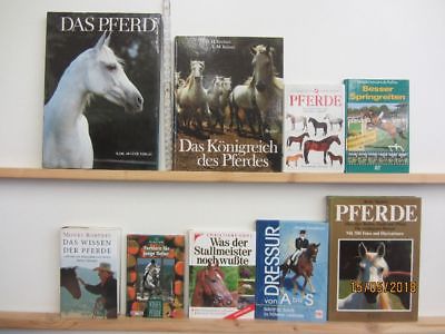 42 Bücher Bildbände Pferde Reiten Pferdepflege Pferderassen Reitsport