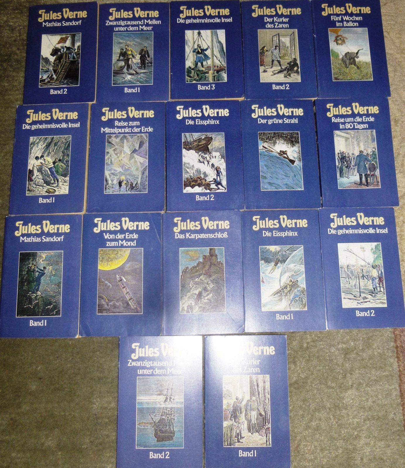 Klassik, Jules Verne, 17 Bücher, Pawlak, Taschenbuch
