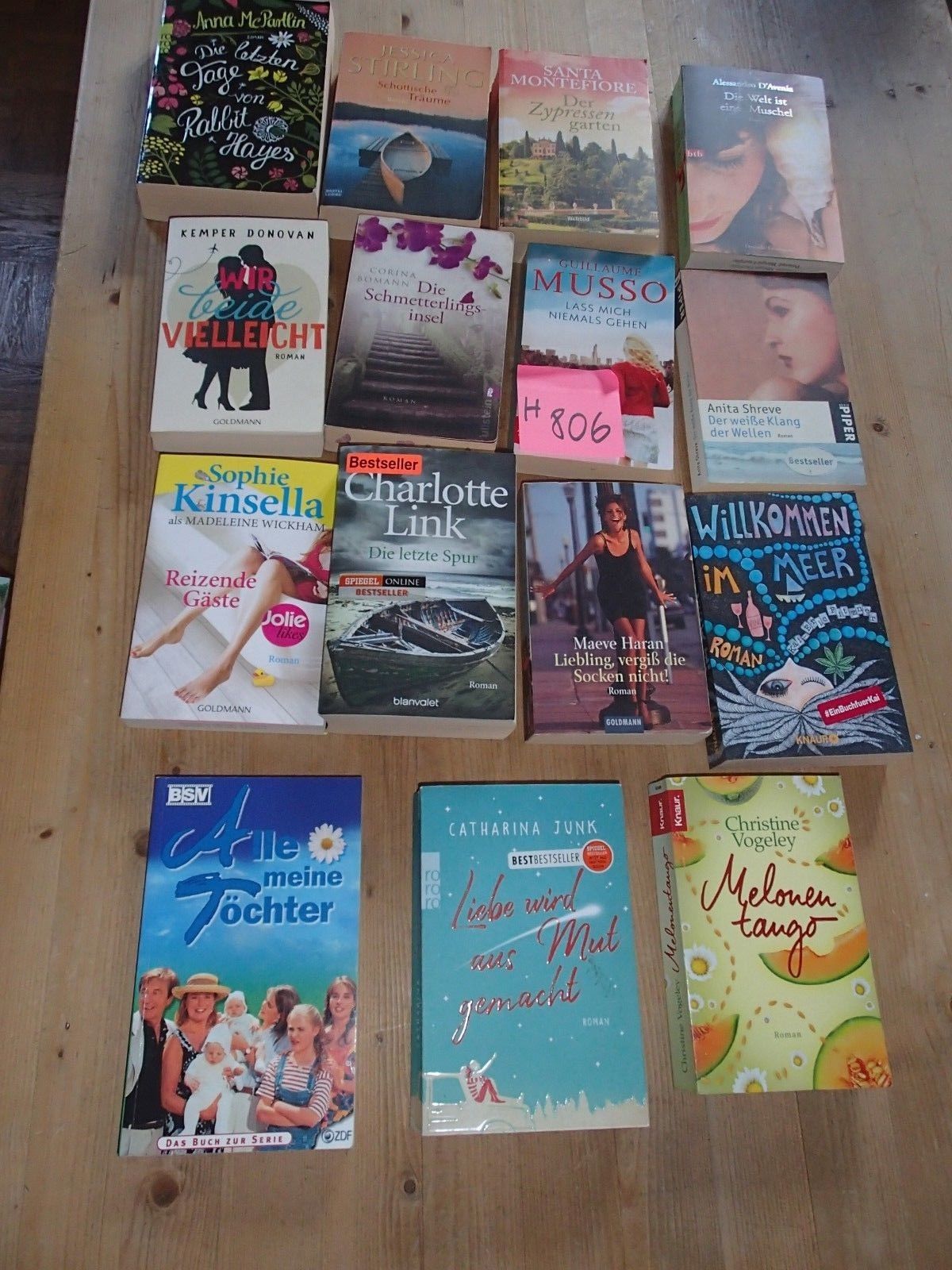 Buchpaket Romane Belletristik Frauenromane Liebesromane und mehr = 15 Bücher