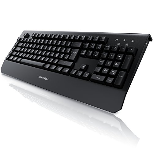 Titanwolf - mechanische Tastatur mit Makro Tasten | Mechanical Gaming Keyboard 