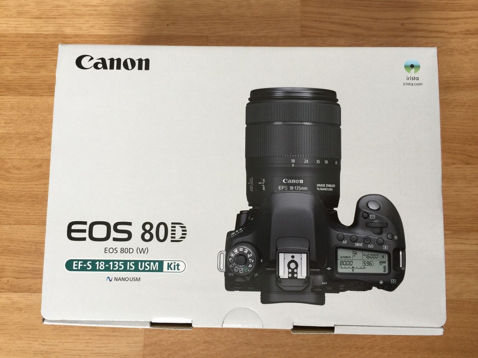 Canon EOS 80D Kit + EF-S 18-135 IS USM NEU OVP