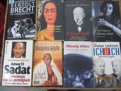 74 Bücher Biografie Biographie Lebenserinnerungen Autobiografie Lebensgeschichte