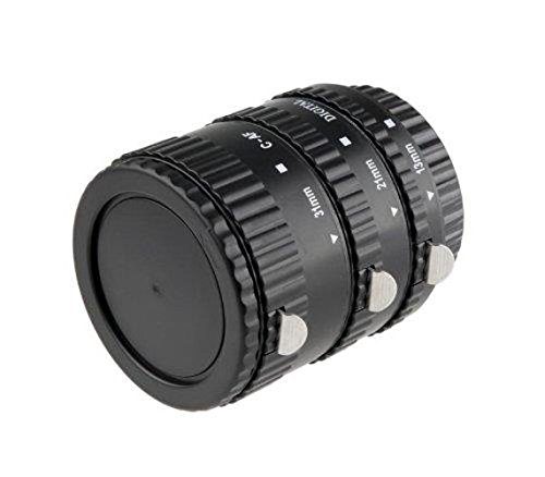 Khalia-Foto AF Autofokus Zwischenringe für Canon EOS Automatik-Ringe von Meike (MK-C-AF1-B)