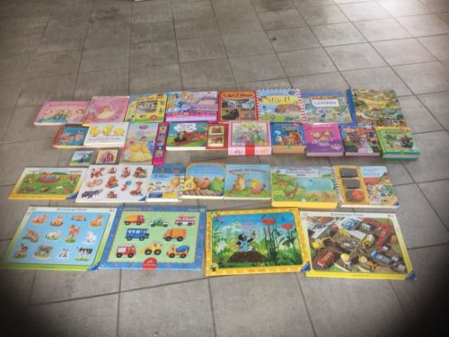 Paket  30x  Kinderbücher / Puzzle