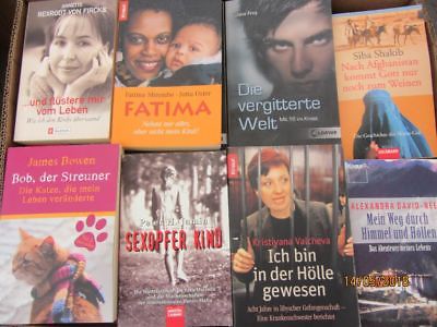 75 Bücher Schicksal Lebenstragödie Lebensgeschichte Biografie Autobiografie