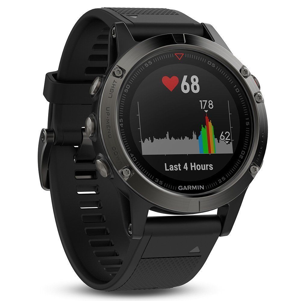 GARMIN Fenix 5 GPS-Multisport-Smartwatch 24/7 Herzfrequenzmessung Sport- & Navi