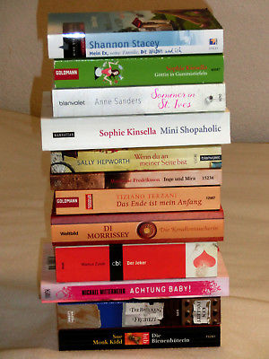 12 Bücher: Buchpaket Konvolut Romane, historisch, humorvoll romantisch usw. ...