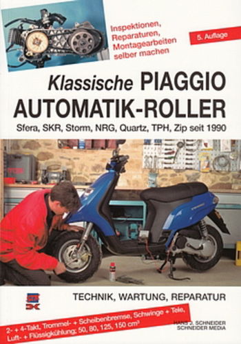 PIAGGIO-ROLLER Quartz, TPH, Zip Reparatur-Anleitung, Reparatur-Buch, Handbuch