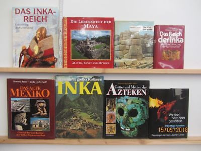 28 Bücher Bildbände Inka Maya Azteken amerikanische Geschichte 