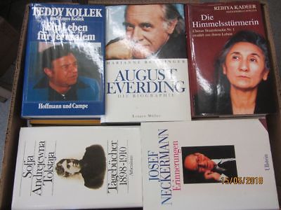31 Bücher Biografie Biographie Memoiren Autobiografie Lebenserinnerung 