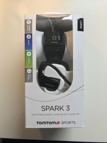 TomTom Spark 3 Cardio + Musik in Large inkl. TomTom Kopfhörer - GPS-Fitnessuhr 