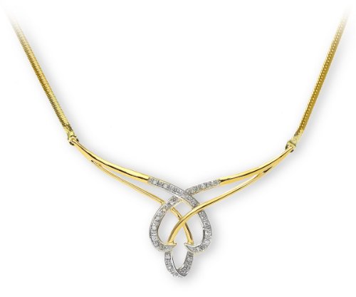 Naava Damen-Halskette 9 Karat 375 Gelbgold PNE1625Y