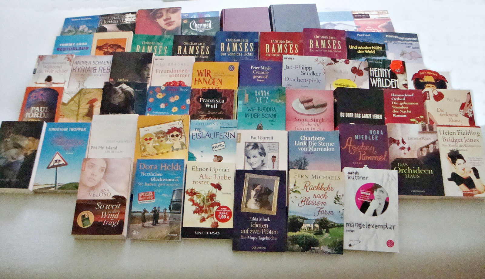 Großes Bücherpaket, Frauenromane, Belletristik, 54 Bücher