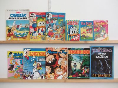 110 Bücher Hefte Comic Comics Micky Maus Hägar Asterix Luck Luke  u.a.