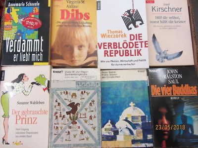 102 Bücher Taschenbücher Knaur Verlag