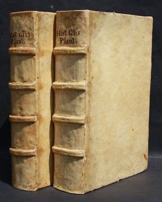 DALECHAMPS,KRÄUTERBUCH,HISTORIA GENERALIS PLANTARUM,2 BÄNDE,ILLUSTRIERT,1587,RAR
