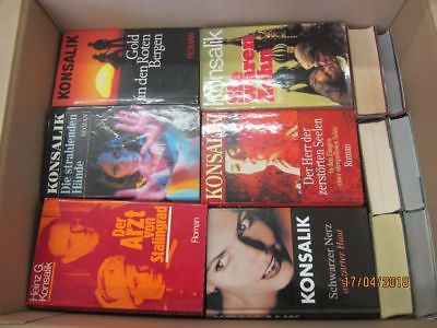 Heinz G.Konsalik 44 Bücher Romane Liebesromane Kriegsromane Schicksalsromane