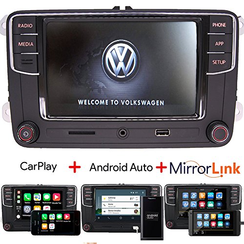 Car Audio Radio Autoradio RCD330 build-in Carplay+Android Auto+MirrorLink+Bluetooth,OPS,USB,AUX,RVC for VW GOLF PASSAT TIGUAN TOURAN POLO EOS SHARAN