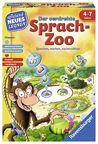 Ravensburger 24945 Der Verdrehte Sprach-Zoo Lernspiel