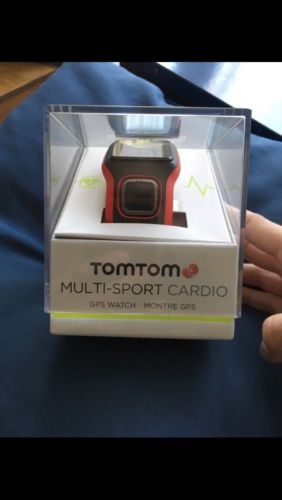 TOMTOM Multisport Cardio GPS-Sportuhr Watch schwarz/rot Tracker Fitness Puls