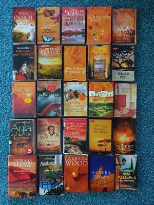 Paket 25 Bücher Romane Liebe Frauen: Roberts Willett Sparks Lark Gercke Auel 
