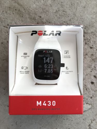 Polar M430 weiß GPS Sportuhr Fitnessuhr Laufuhr Activity Tracker