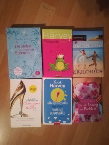 Bücher Paket Frauen Romane z. B. Sarah Harvey, Lauren Weisberger, Carly Phillips