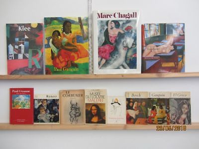 43 Bücher Bildbände Maler Malerei Künstler Gemälde Klee Gaugain Chagall u.a.