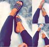 LADIES WOMENS FLAT STUDDED CAGE DIAMANTE SUMMER SLIDER SANDALS SHOES SIZE 3-8