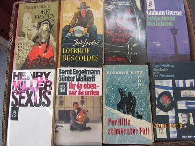 121 Bücher Taschenbücher rororo Verlag bis Seriennummer 8000