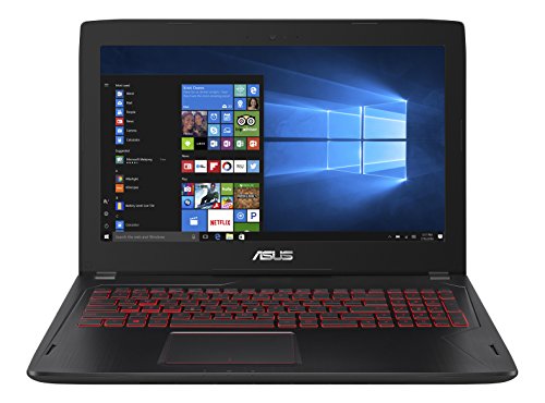 Asus FX502VM-FY250T 39,6 cm (15,6 Zoll mattes FHD) Gaming Laptop (Intel Core i7-7700HQ, 16GB RAM, 512GB SSD, NVIDIA GTX 1060, Win 10) schwarz