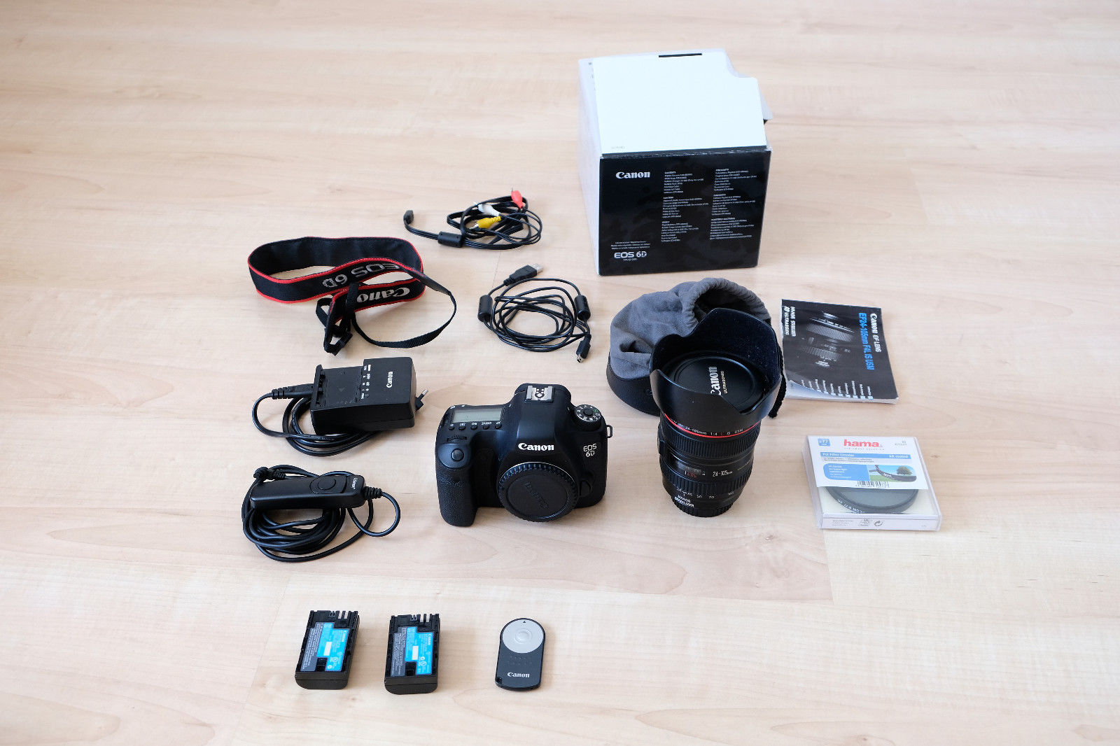 Canon EOS 6D 20.2 MP  (Kit m/ EF 24-105mm f/4.0L...