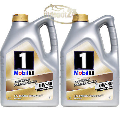 Mobil 1 FS 0W-40 2x5 Liter ACEA A3/B3 A3/B4 API SN/SM/SL/SJ VW 50200 / 50500