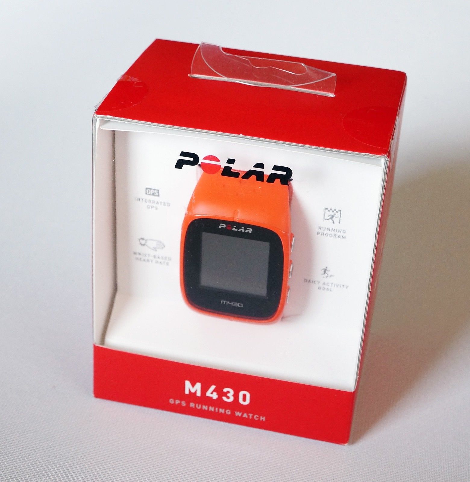 Polar M430 Orange M/L GPS-Laufuhr - Activity Tracker - Sportuhr