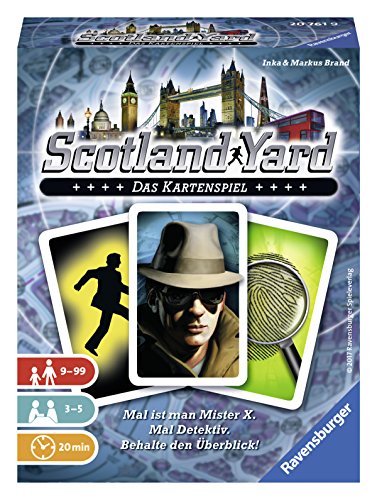 Ravensburger 20761 - Scotland Yard Das Kartenspiel Familienspiel